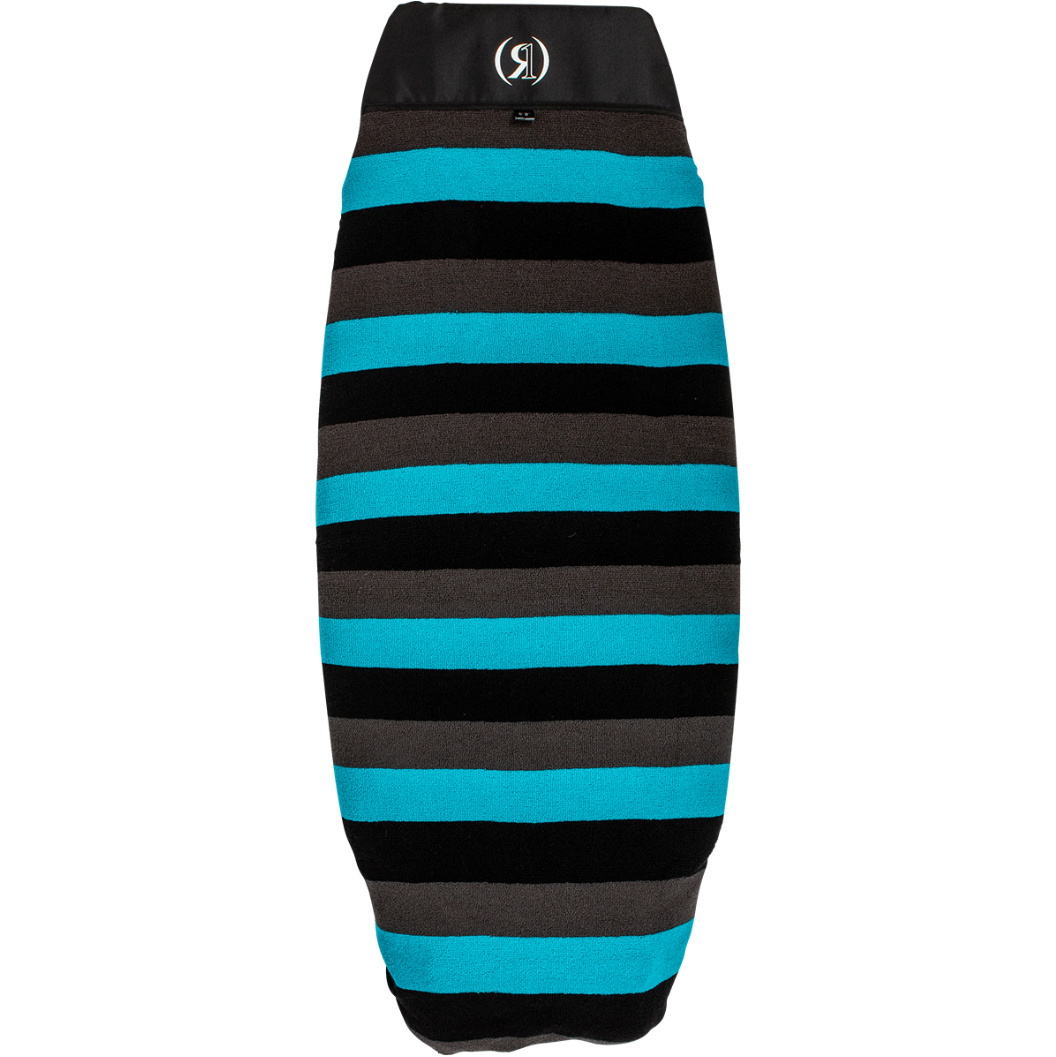 2026 Ronix Wide Nose Surf Sock R24-BAG-SSWN-60 - Aqua Blue /  Black / Grey